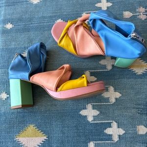 Samantha Pleet multi color pastel heels 38